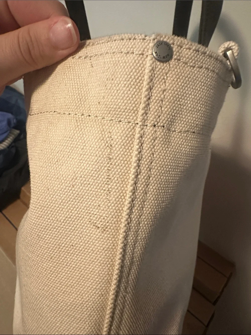 Jack Spade Dipped Industrial Canvas Coal Bag